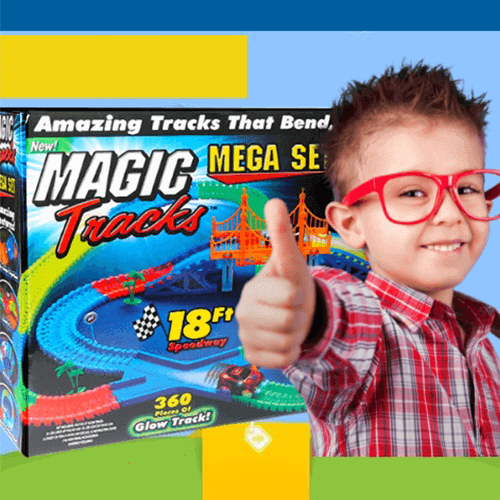 Гоночный трек magic tracks 360 деталей Мост та 2 машинки