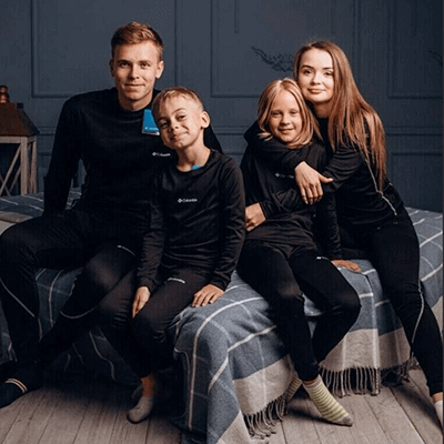 Термобілизна дитяча Columbia чорна 2